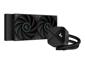 Deepcool Digital Liquid CPU Cooler LS520S ZERO DARK Intel, AMD