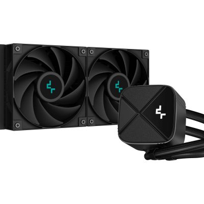 Deepcool Digital Liquid CPU Cooler LS520S ZERO DARK Intel, AMD
