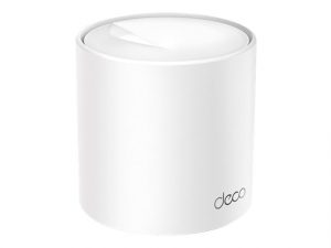 TP-LINK AX1500 Whole Home Mesh Wi-Fi 6 System Deco X10 (1-pack) 802.11ax 1201 Mbit/s Ethernet LAN (RJ-45) ports 1 Mesh Support Yes MU-MiMO Yes No mobile broadband Antenna type Internal