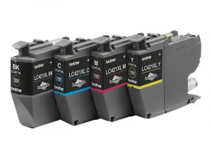 Brother LC421XLVAL Ink Cartridge Multipack Brother Brother LC LC421XLVAL Brother LC421XL - 4-pack - XL - black, yellow, cyan, magenta - original - ink cartridge Ink cartridge Black, yellow, cyan, magenta