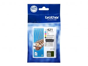 Brother LC421VALDR Ink Cartridges Black, cyan, magenta, yellow