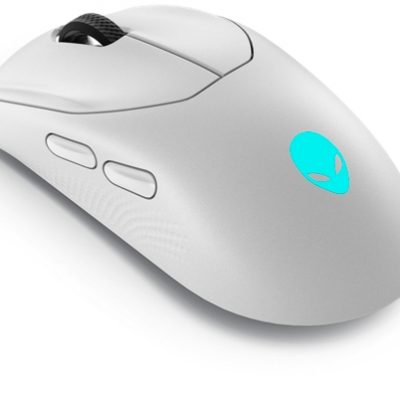 Dell Mouse Alienware Tri-Mode AW720M Wireless 2.4GHz Wireless Gaming Mouse Wireless - 2.4 GHz, Bluetooth 5.1. USB-C Lunar light