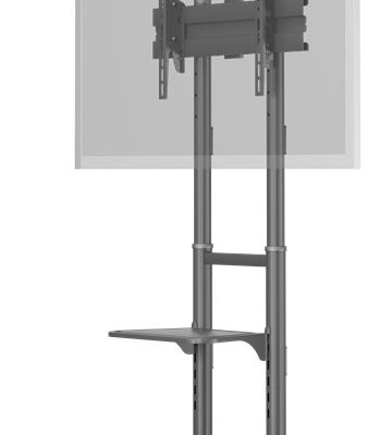 Goobay Floor stand 59508 TV Presentation Stand Pro (Size L) Adjustable Height, Tilt 37-70 " Black