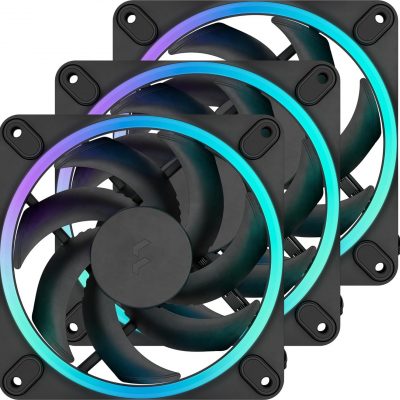 Fractal Design Computer Fan, 3-pack Momentum 12 RGB