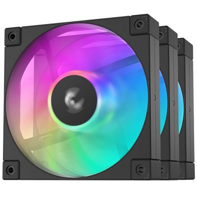 Deepcool Performance 120mm Fan, 3-Pack R-FD12-BKAPN3-G ARGB-3 IN 1