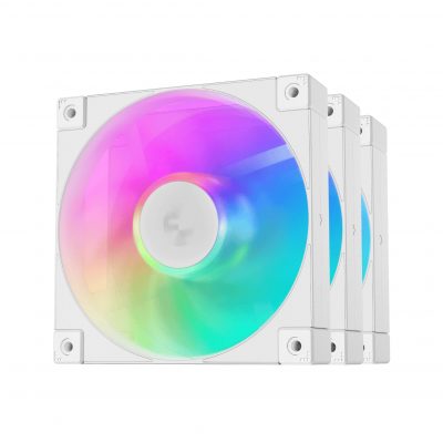 Deepcool Performance 120mm Fan, 3-Pack R-FD12-BKAPN3-G ARGB-3 IN 1