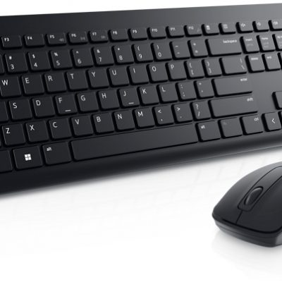 Dell Keyboard and Mouse KM3322W Keyboard and Mouse Set Wireless Batteries included Wireless connection Russian Black