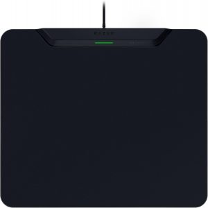 Razer Wireless Charging Gaming Mouse Mat and Puck, Hard Edition HyperFlux V2 Wireless Charging System Gaming Mouse Mat 360 x 311 mm Black