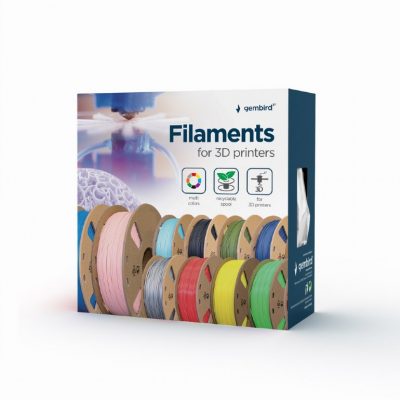 Gembird Plastic filament for cleaning 3D printer nozzle, 1.75 mm 100gr. 3DP-CLN1.75-01