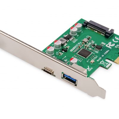 Digitus PCIe card, USB-C 3.1 Gen 2, 10Gpbs, USB-A 3.1 DS-30225