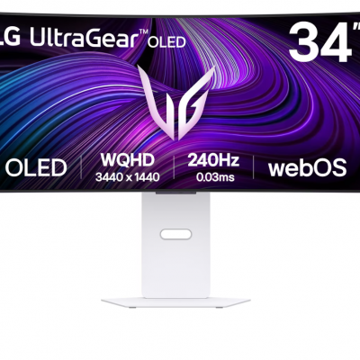 LG 34GX90SA-W 34 " OLED 21:9 240 Hz 1 ms 3440 x 1440 pixels 250 cd/m² HDMI ports quantity 2 White