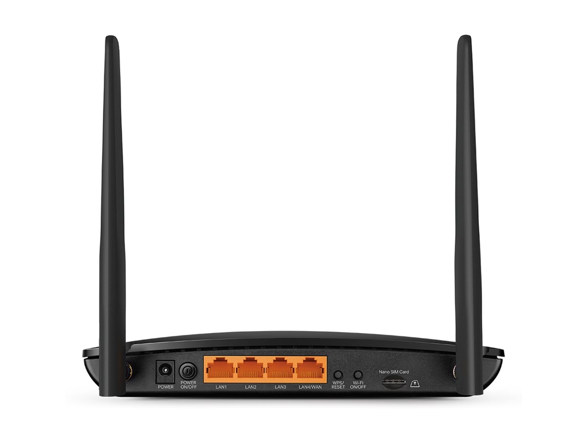 TP-LINK Wireless Dual Band Gigabit Router Archer MR500 802.11ac 867 Mbit/s 10/100/1000 Mbit/s Ethernet LAN (RJ-45) ports 4 Mesh Support Yes MU-MiMO Yes 4G + Antenna type External antenna x 2 24 month(s) - Image 4