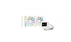Deepcool Liquid CPU Cooler LM240 WH White Intel, AMD