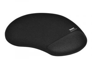 PORT CONNECT Ergonomic Mouse Pad 200 x 230 x 20 mm Black