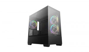 Deepcool Case CG380 3F Black Micro ATX