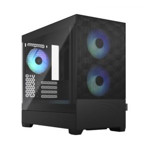 Fractal Design Pop Mini Air RGB Side window Black TG Clear Tint mATX, Mini ITX ATX