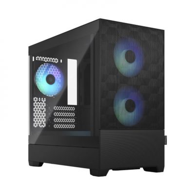 Fractal Design Pop Mini Air RGB Side window Black TG Clear Tint mATX, Mini ITX ATX