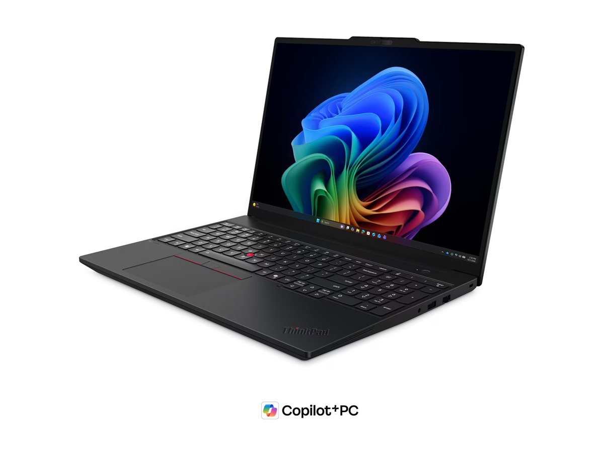 Lenovo ThinkPad T16 G5 AMD Black 16 " IPS 1920 x 1200 pixels WUXGA Anti-glare AMD Ryzen AI 5 PRO 440 16 GB SODIMM DDR5 Solid-state drive capacity 512 GB AMD Radeon 840M Graphics Windows 11 Pro 802.11be Bluetooth version 5.4 Keyboard language Nordic Keyboard backlit Warranty 36 month(s) Battery warranty 12 month(s) - Image 2