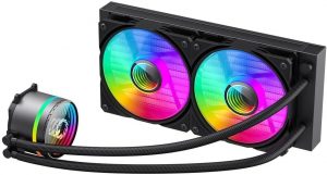 Gamemax CPU Liquid Cooler ICEBURG 240 INFINITY Black