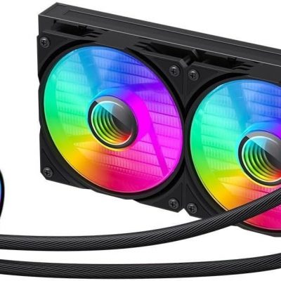Gamemax CPU Liquid Cooler ICEBURG 240 INFINITY Black
