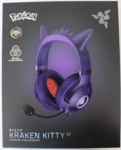 SALE OUT. Razer Kraken Kitty V2 Headset, Pokémon Gengar Ed. Razer Headset Kraken Kitty V2 Yes Wired Over-ear DEMO