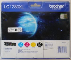 SALE OUT. Brother LC1280XL Multipack Ink Cartridge C/M/Y/BK Brother Multipack LC1280XL Ink Cartridge Magenta, Cyan, Yellow, Black DAMAGED PACKAGING