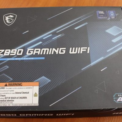 SALE OUT. MSI Z890 GAMING WIFI Processor family Intel Processor socket LGA1851 DDR5 Supported hard disk drive interfaces M.2, SATA Number of SATA connectors 4 USED, REFURBISHED, WITHOUT ACCESSORIES, ONLY ANTENNA AND BACK PANEL INCLUDED