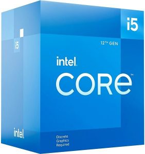 Intel i5-12400F 2.5 GHz LGA1700 Processor threads 12 i5-124xx Processor cores 6
