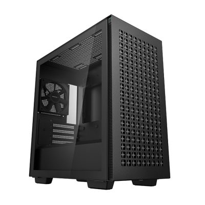 Deepcool CH370 Side window Black Micro ATX ATX PS2
