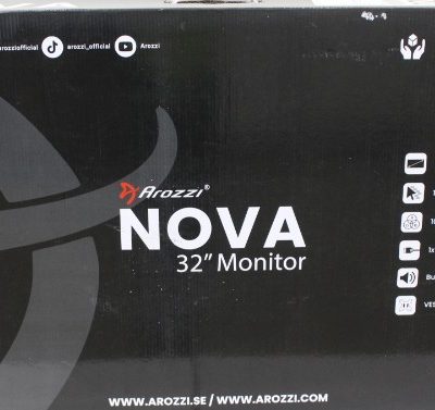 SALE OUT. Arozzi Nova 32" IPS, 180Hz, Computer Monitor - Purple SALE OUT. Nova 32 " IPS QHD 16:9 180 Hz 1 ms 2560 x 1440 pixels 300 cd/m² HDMI ports quantity 2 Purple Warranty 24 month(s) DAMAGED PACKAGING, SCRATCHED EDGES