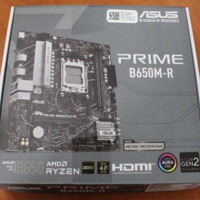 SALE OUT. Asus Processor family AMD B650 Processor socket 1 x Socket AM5 2 DIMM slots - DDR5, ECC, unbuffered Supported hard disk drive interfaces SATA-600 (RAID), 2 x M.2 Number of SATA connectors 4 USED, REFURBISHED, WITHOUT MANUALS AND ACCESSORIES, ONLY BACK PANEL INCLUDED