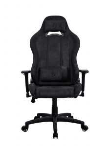 Arozzi Metal/Reinforced nylon Gaming Chair Torretta Soft Fabric Pure Black