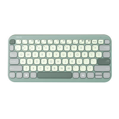 Asus Marshmallow KW100 Keyboard Wireless US International Green Tea Latte
