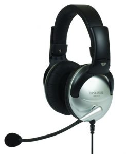 Koss Headphones SB45 Wired On-Ear Microphone Silver/Black Noise canceling