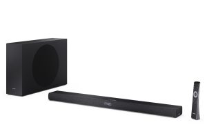 Sharp 2.1ch Ultra-slim Dolby Atmos/DTS Virtual: X Soundbar with Wireless Subwoofer HT-SBW320 360 W Bluetooth Wireless connection Black