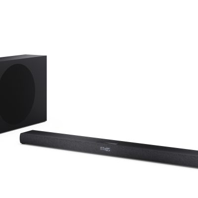 Sharp 2.1ch Ultra-slim Dolby Atmos/DTS Virtual: X Soundbar with Wireless Subwoofer HT-SBW320 360 W Bluetooth Wireless connection Black