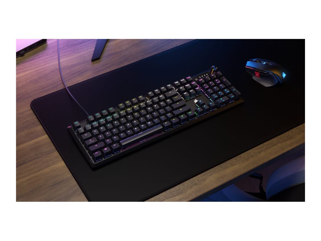 Corsair Mechanical Gaming Keyboard K70 CORE RGB Gaming keyboard Wired N/A RED Black - Image 4