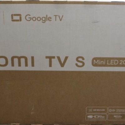 SALE OUT. Xiaomi TV S Mini 2025 55" (3840 x 2160) SALE OUT. Xiaomi TV S Mini LED 2025 55 Smart TV Google TV UHD Black DAMAGED PACKAGING 32 GB