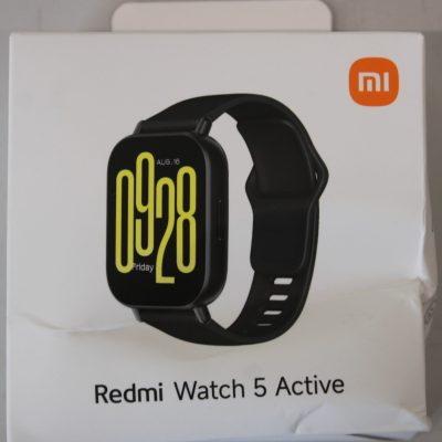 SALE OUT. Xiaomi Redmi Watch 5 Active, Midnight Black Redmi Watch 5 Active Smart watch LCD 2.0” Waterproof Midnight Black DAMAGED PACKAGING