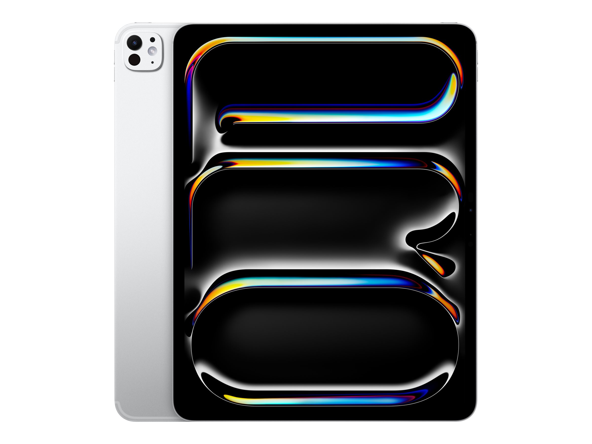 Apple iPad Pro Wi-Fi + Cellular 13 " Silver OLED, Ultra Retina XDR, Nano-texture glass 2752 x 2064 pixels Apple M5 16 GB 2000 GB 3G 4G 5G Wi-Fi Front camera 12 MP Rear camera Bluetooth 6 iPadOS USB-C charging cable