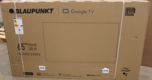 SALE OUT. Blaupunkt 65UGC5500S 65" (164cm) 4K Ultra HD Google TV SALE OUT. Blaupunkt 4K TV 65UGC5500S 65 Smart TV Google TV UHD DAMAGED PACKAGING