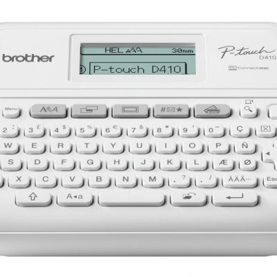 Brother PT-D410 Mono Thermal Label Printer White