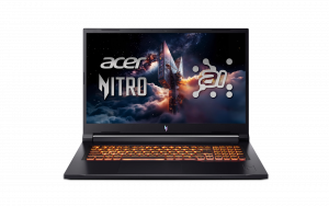 Acer Nitro V 17 AI ANV17-41-R9XF Obsidian Black 17.3 " IPS QHD 2560 x 1440 pixels AMD Ryzen 7 260 32 GB DDR5 Solid-state drive capacity 1000 GB NVIDIA GeForce RTX 5070 GDDR7 8 GB Windows 11 Home 802.11ax Bluetooth version 5.3 Keyboard language US international Keyboard backlit Warranty 24 month(s)
