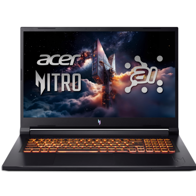 Acer Nitro V 17 AI ANV17-41-R9XF Obsidian Black 17.3 " IPS QHD 2560 x 1440 pixels AMD Ryzen 7 260 32 GB DDR5 Solid-state drive capacity 1000 GB NVIDIA GeForce RTX 5070 GDDR7 8 GB Windows 11 Home 802.11ax Bluetooth version 5.3 Keyboard language US international Keyboard backlit Warranty 24 month(s)