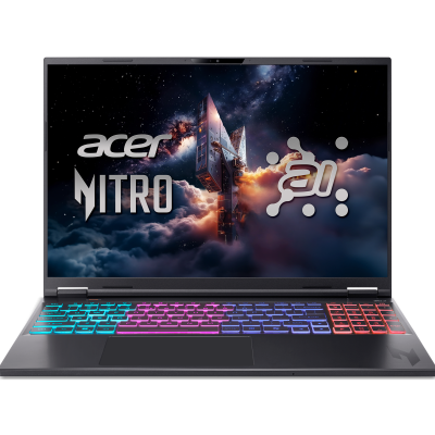 Acer Nitro V 16S AI AN16S-61-R6Q1 Obsidian Black 16 " IPS WUXGA AMD Ryzen AI 7 350 16 GB DDR5 Solid-state drive capacity 1000 GB NVIDIA GeForce RTX 5060 Windows 11 Home 802.11ax Bluetooth version 5.3 Keyboard language US international Keyboard backlit Warranty 24 month(s)