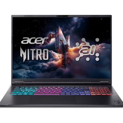 Acer Nitro 18 AI AN18-61-R25V Obsidian Black 18 " IPS WQXGA 2560 x 1600 pixels AMD Ryzen AI 7 350 16 GB DDR5 Solid-state drive capacity 1000 GB NVIDIA GeForce RTX 5060 GDDR7 8 GB Windows 11 Home 802.11ax Bluetooth version 5.3 Keyboard language US international Keyboard backlit Warranty 24 month(s)