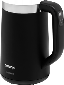 Gorenje Kettle K17TRDW Electric 2200 W 1.7 L Plastic/Metal 360° rotational base Black