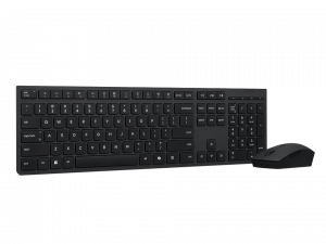 Lenovo Professional Wireless Rechargeable Combo Keyboard and Mouse Keyboard and Mouse Set Wireless Mouse included Bluetooth Lithuanian Rechargeable professional Grey