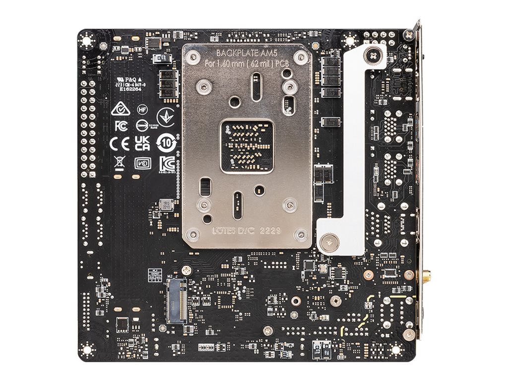 MSI MPG B650I EDGE WIFI Processor family AMD Processor socket AM5 DDR5 DIMM Memory slots 2 Supported hard disk drive interfaces SATA, M.2 Number of SATA connectors 4 Chipset AMD B650 Mini-ITX - Image 4