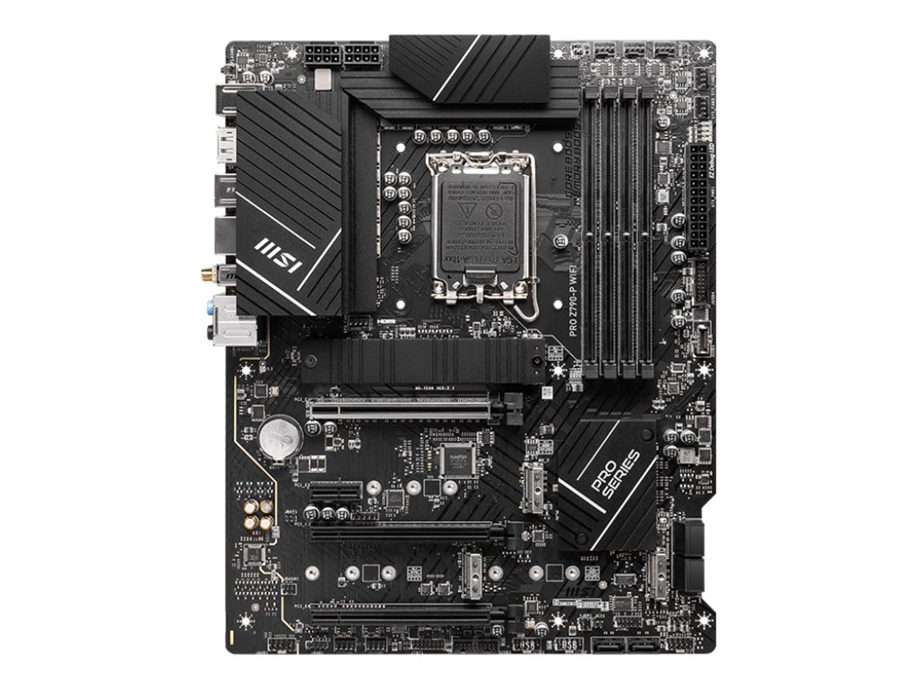MSI PRO Z790-P WIFI Processor family Intel Processor socket LGA1700 DDR5 DIMM Memory slots 4 Supported hard disk drive interfaces SATA, M.2 Number of SATA connectors 6 Chipset Intel Z790 ATX - Image 3
